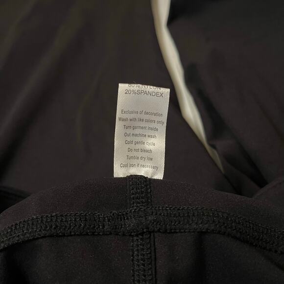 Raze Athletics Women's Pocketed 7/8 Leggings in Black Size X-Large - Picture 6 of 6